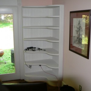 Ogee bookcase without objects