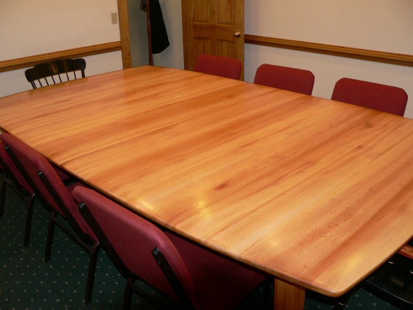 Natural Light Color Conference Table