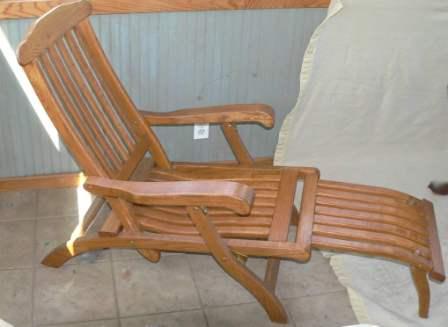 Steamer deck chair