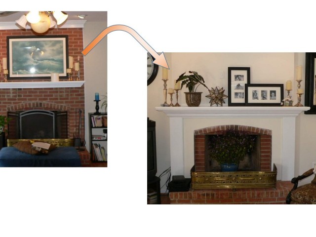 Simple Fireplace Transformation