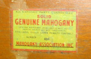 Mahogany tabe