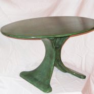 Elliptical coffee table